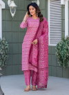 Pink Colour Cotton Blend With Print Kurti With Pant Dupatta Wholesaler In Delhi Aaradhna 2029